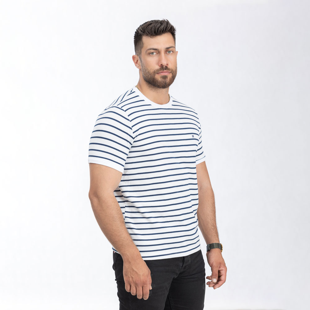 تیشرت یقه گرد رینگر